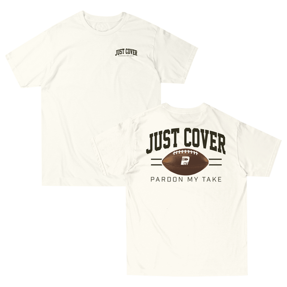 Just Cover Football Tee