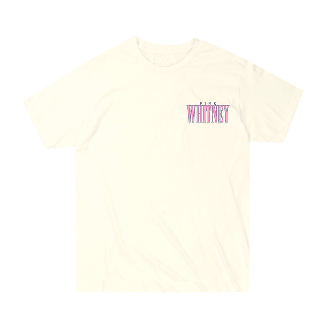 Pink Whitney Stacked Logo Tee