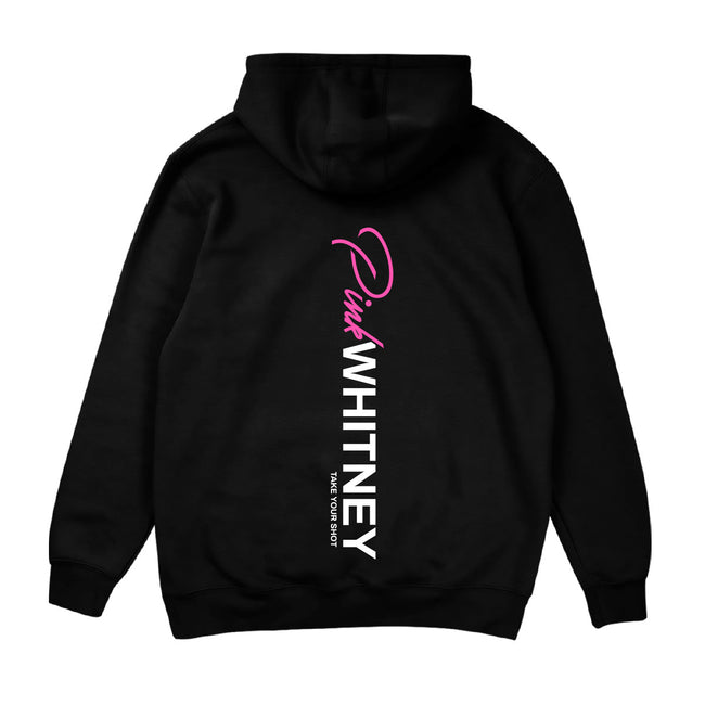 Pink Whitney Vertical Logo Hoodie