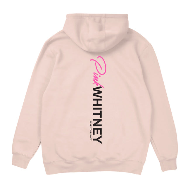 Pink Whitney Vertical Logo Hoodie