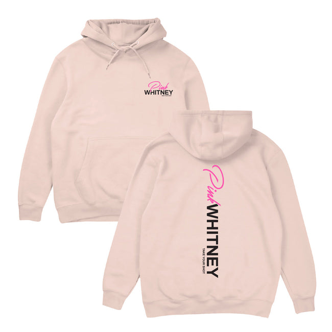 Pink Whitney Vertical Logo Hoodie