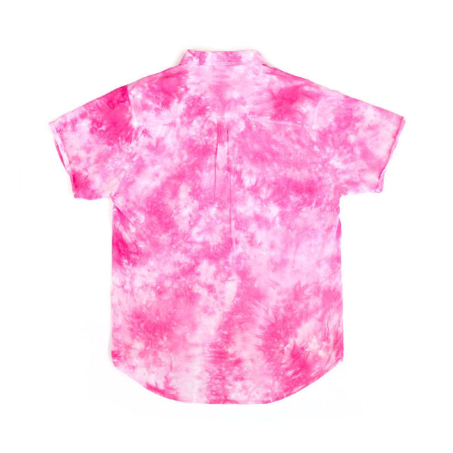 Pink Whitney Tie Dye Button Up Shirt