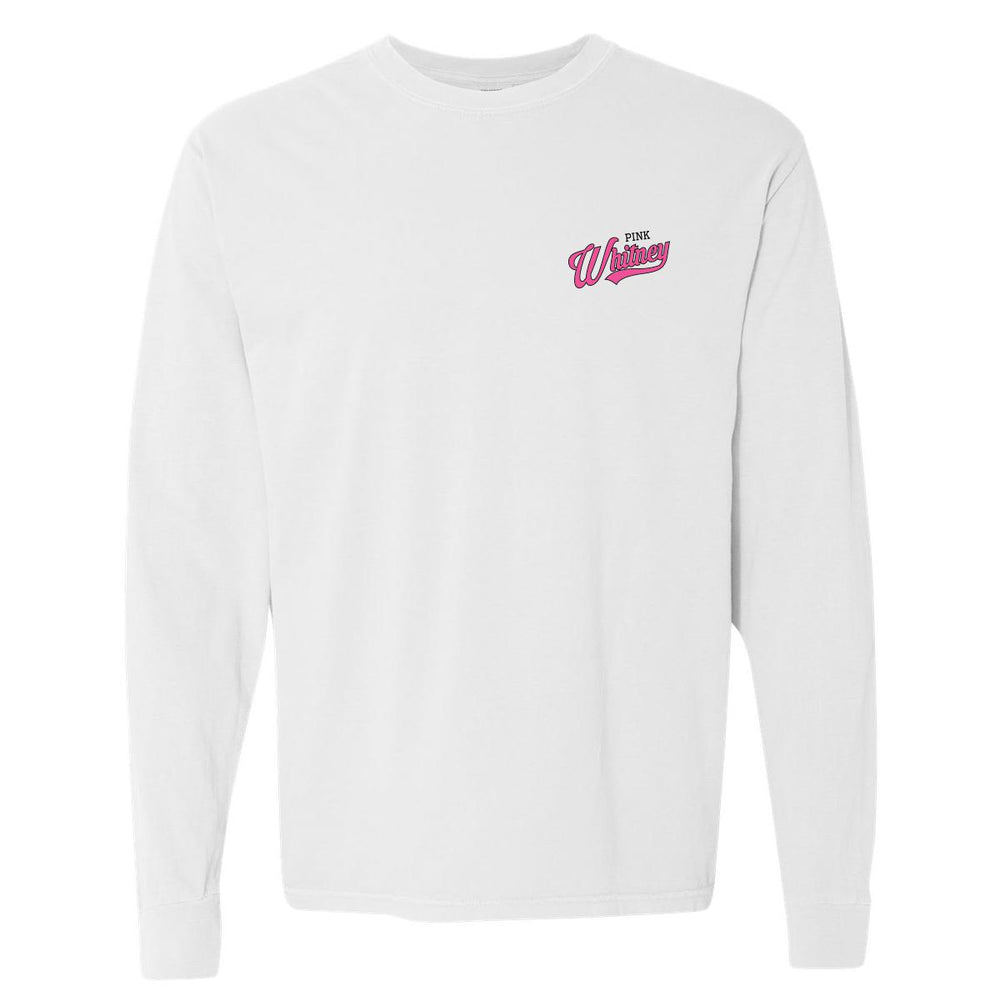 Pink Whitney Script Long Sleeve Tee