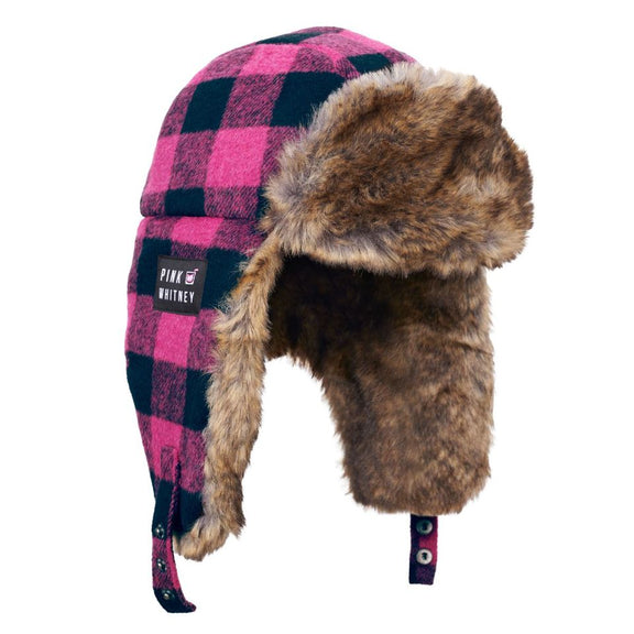 Pink Whitney Trapper Hat