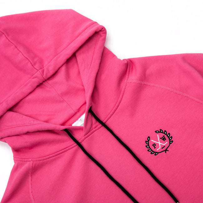 Pink Whitney Crest Hoodie