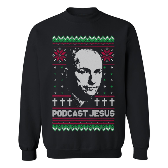 Podcast Jesus Ugly Sweater