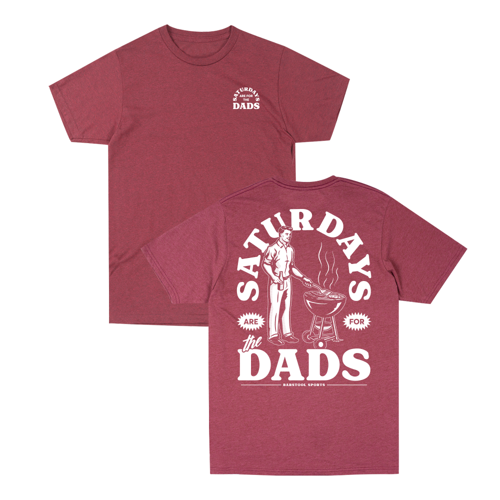 Saturdays Are For The Dads Grill Retro Tee