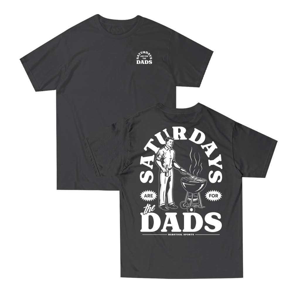Saturdays Are For The Dads Grill Retro Tee
