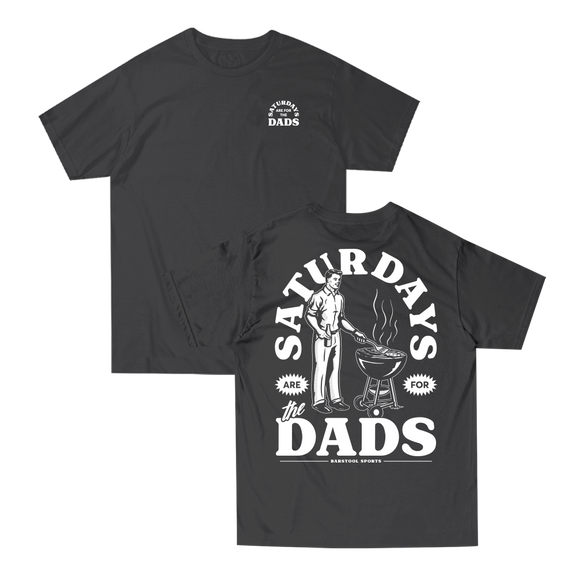Saturdays Are For The Dads Grill Retro Tee