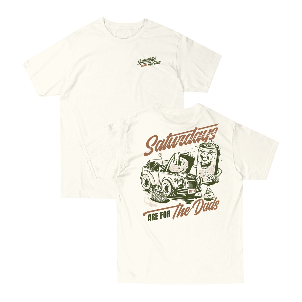 Saturdays Are For The Dads Car Tee