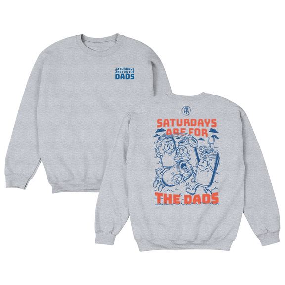 Saturdays Are For The Dads Football Crewneck