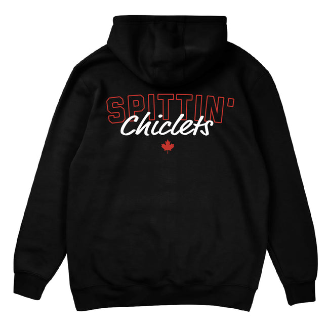 Spittin Chiclets Maple Leaf Logo Hoodie