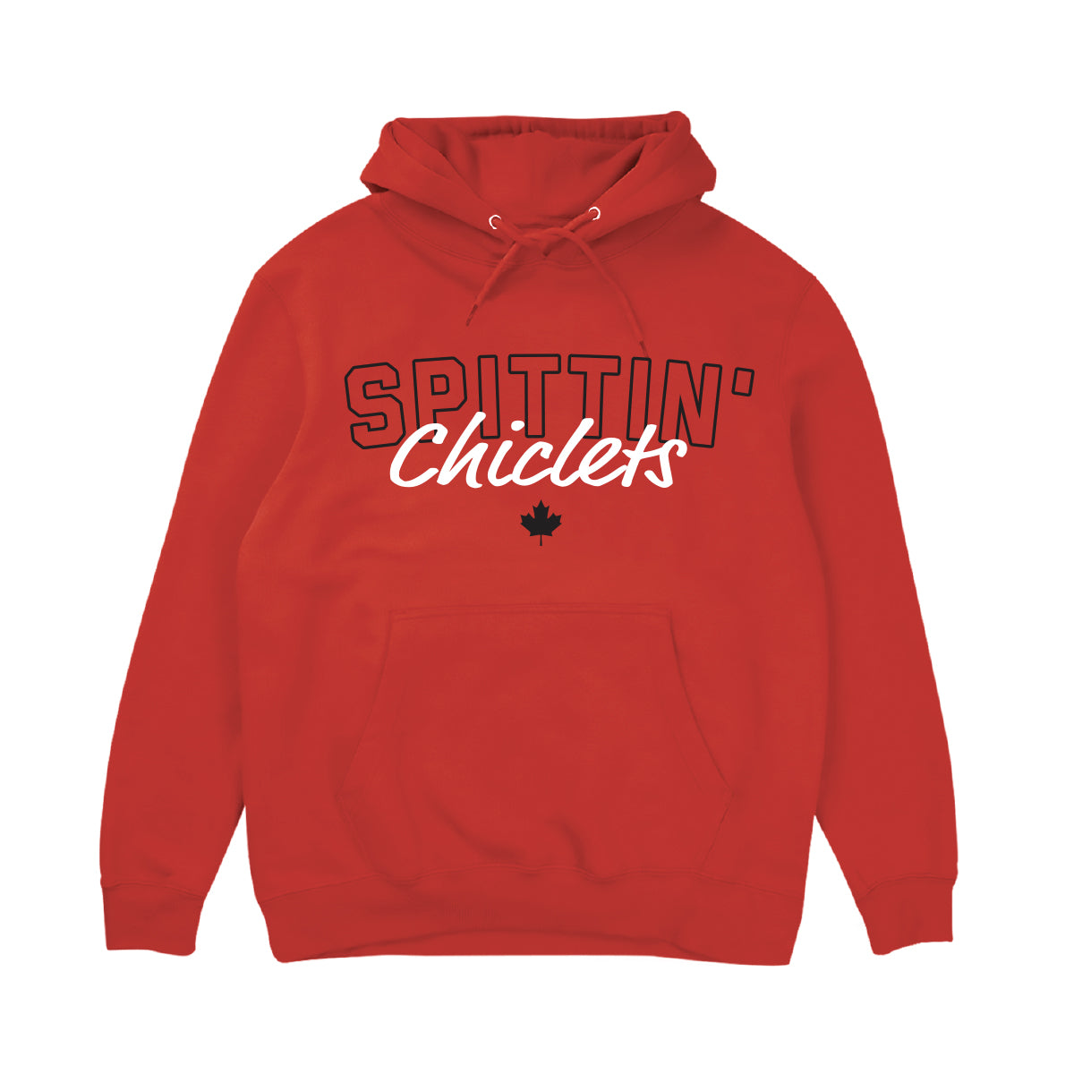 Spittin Chiclets Maple Leaf Hoodie