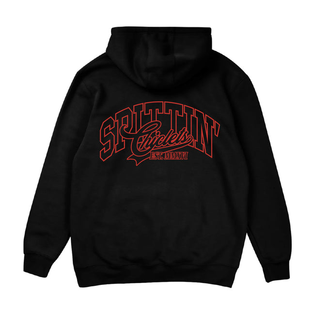 Spittin Chiclets Logo Overlay Hoodie