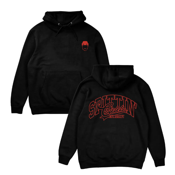 Spittin Chiclets Logo Overlay Hoodie