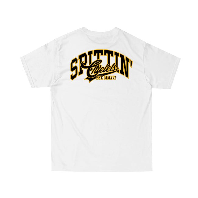 Spittin Chiclets Logo Overlay Tee