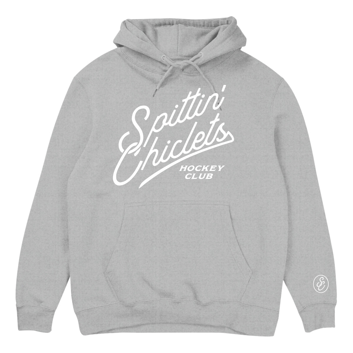 Spittin Chiclets Stacked Script Center Hoodie