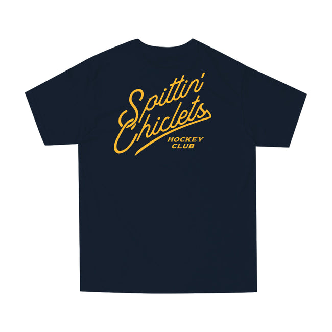 Spittin Chiclets Stacked Script Tee