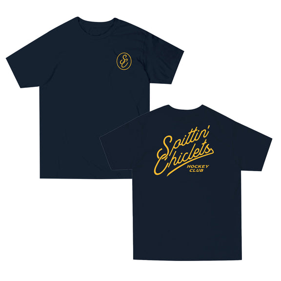 Spittin Chiclets Stacked Script Tee