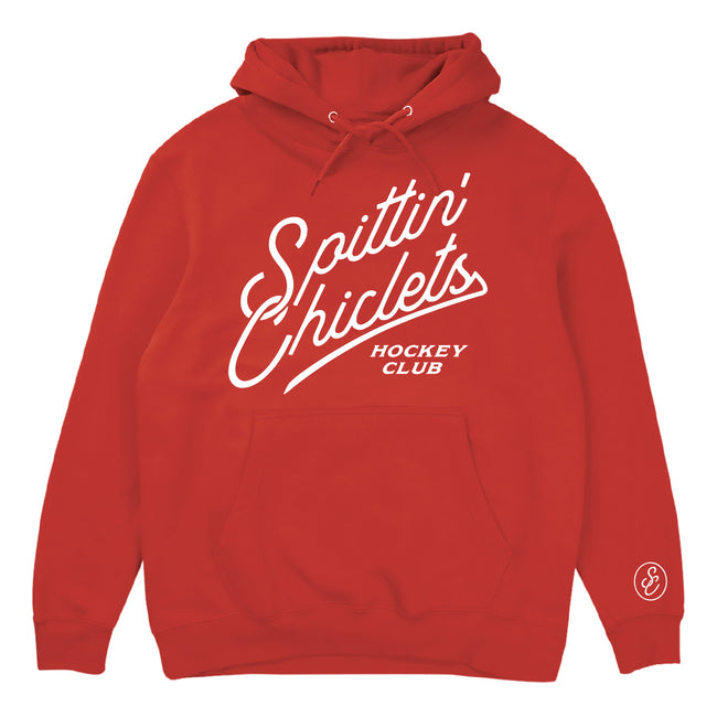 Spittin Chiclets Stacked Script Center Hoodie