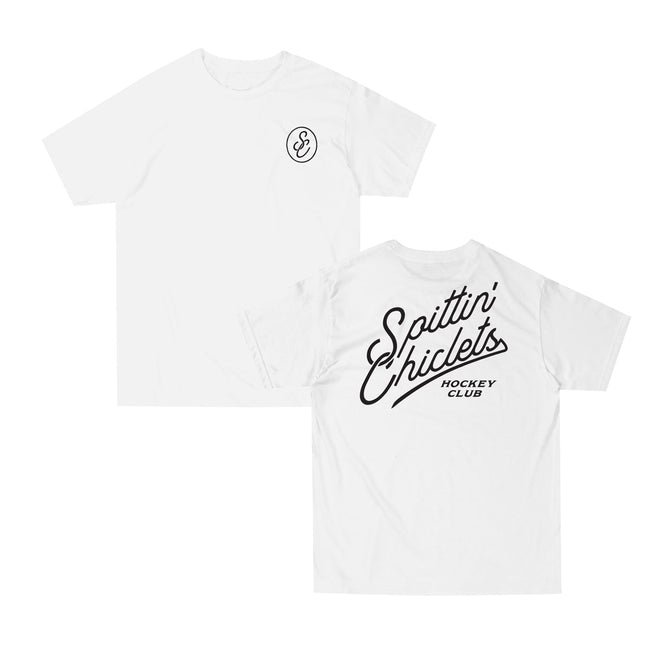 Spittin Chiclets Stacked Script Tee