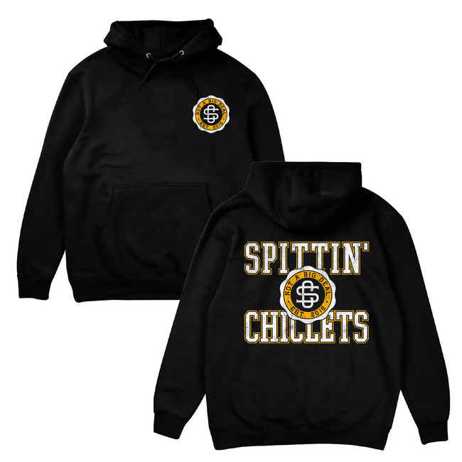 Spittin Chiclets Crest Hoodie