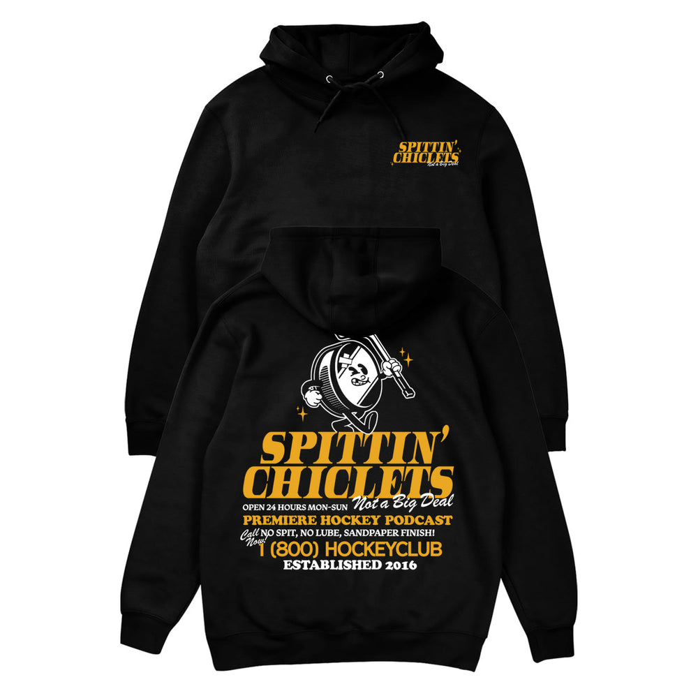Spittin' Chiclets Cartoon Mascot Hoodie