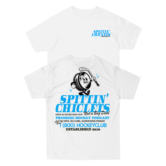 Spittin' Chiclets Cartoon Mascot Tee