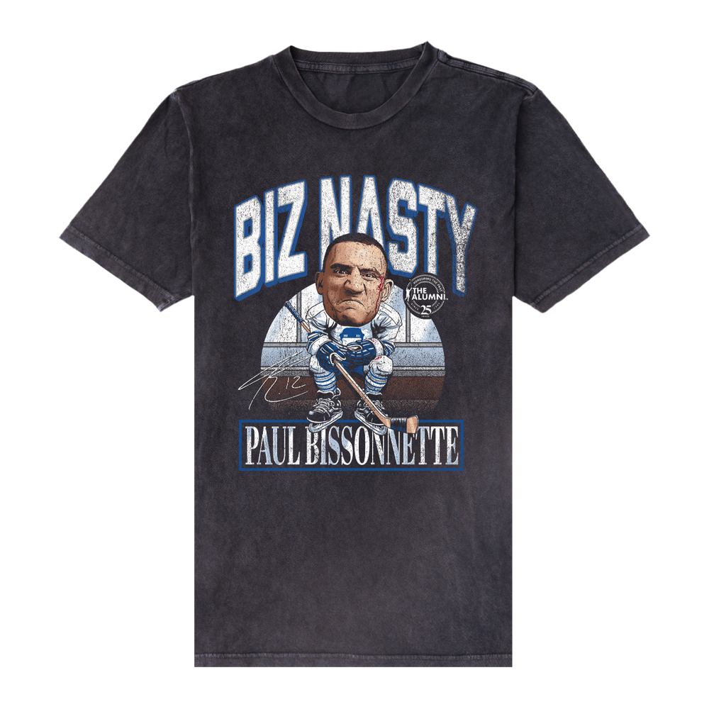 Spittin Chiclets x NHL Alumni Association BizNasty Mineral Wash Tee
