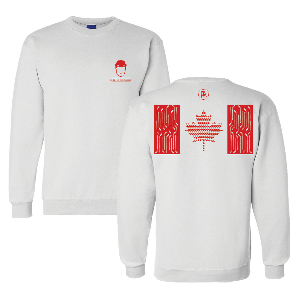 Spittin Chiclets Flag Crewneck