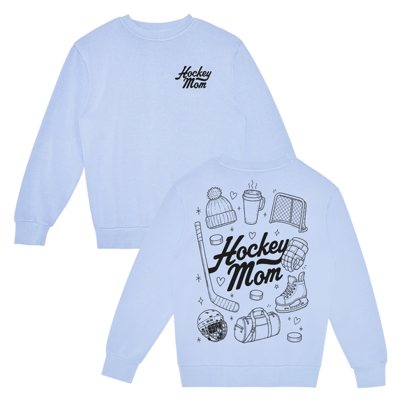 Hockey Mom Essentials Crewneck