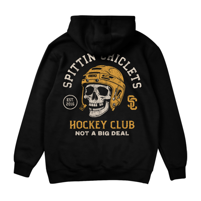 Spittin Chiclets Skull Helmet Hoodie