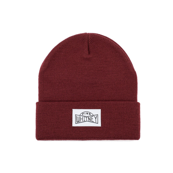 Pink Whitney Patch Beanie