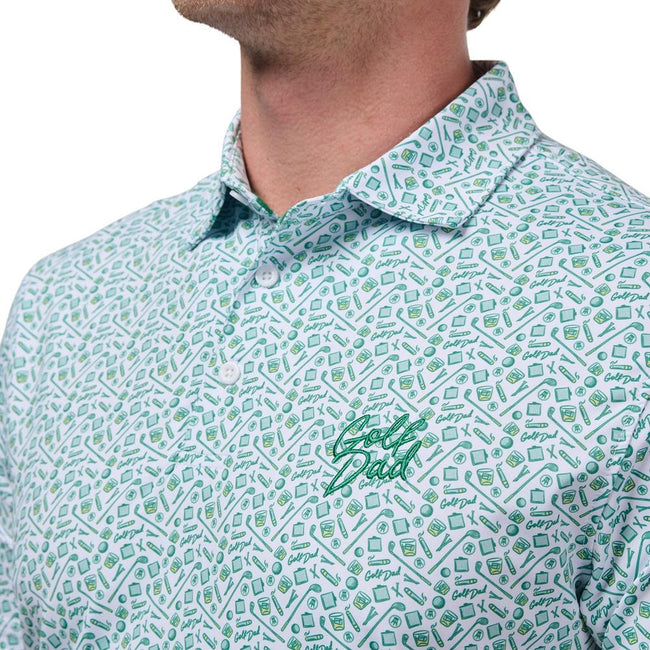 Barstool Golf Dad Printed Performance Polo