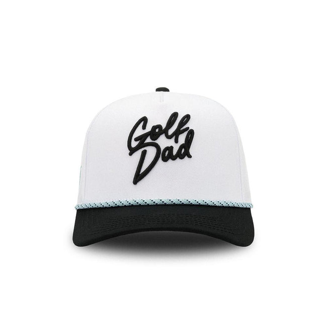 Barstool Golf Dad Rope Snapback Hat - White/Black