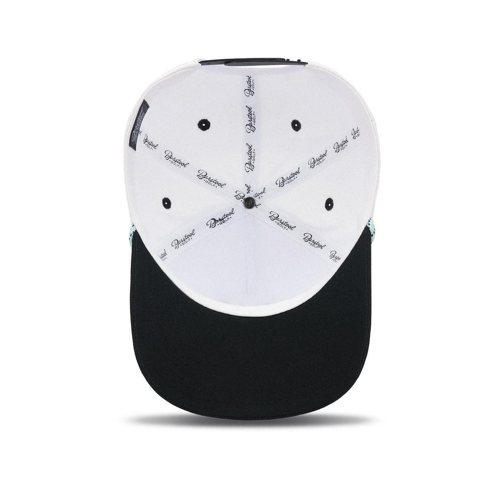 Barstool Golf Dad Rope Snapback Hat - White/Black - Barstool