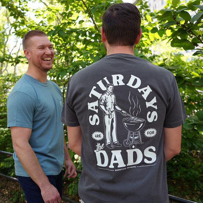 Saturdays Are For The Dads Grill Retro Tee