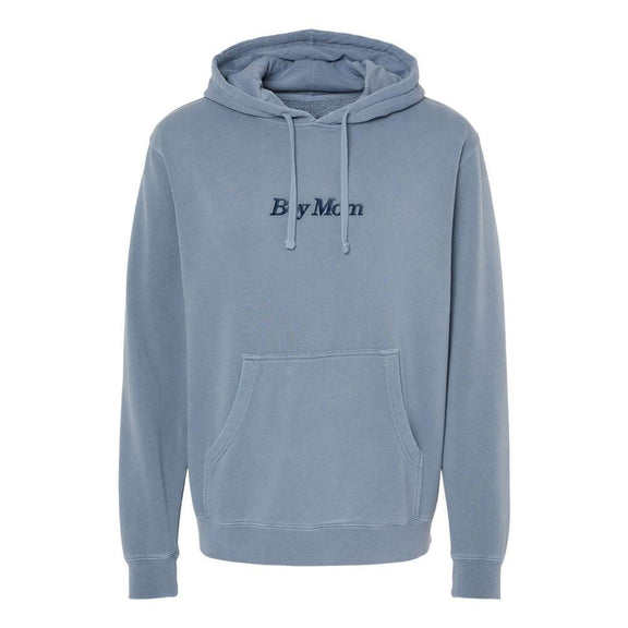 Boy Mom Raised Embroidery Pigment Dyed Hoodie