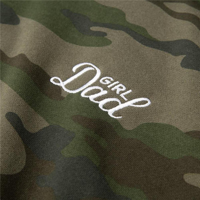 Girl Dad Embroidered Camo Hoodie
