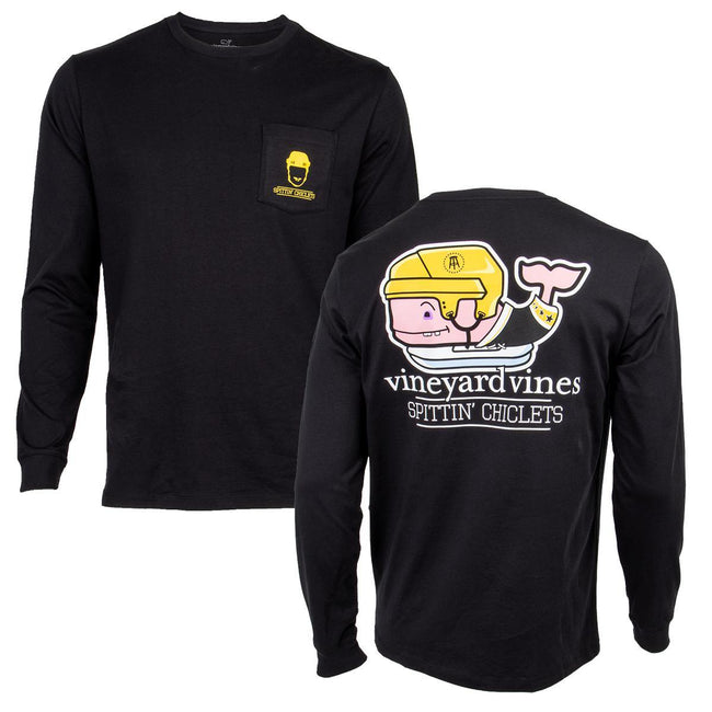 Vineyard Vines x Spittin Chiclets Long Sleeve Pocket Tee