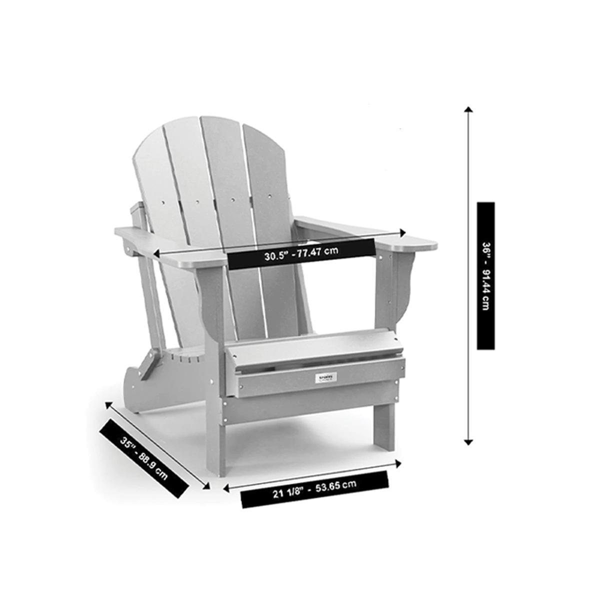 Bussin Folding Adirondack Chair
