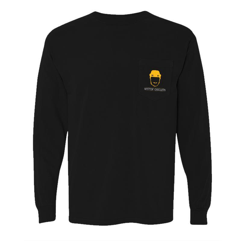 Spittin Chiclets Logo Long Sleeve Pocket Tee