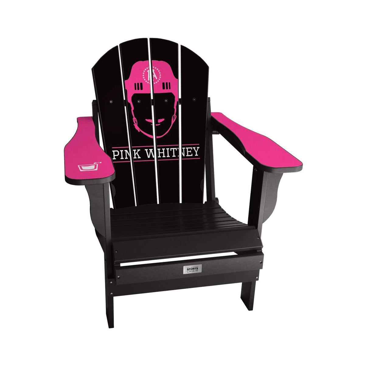 Pink Whitney Folding Adirondack Chair