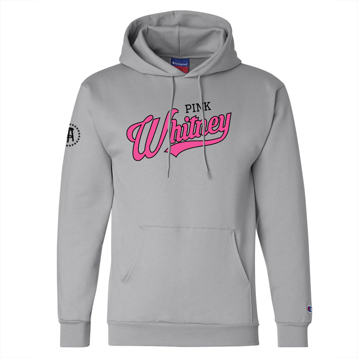 Pink Whitney Script Logo Hoodie