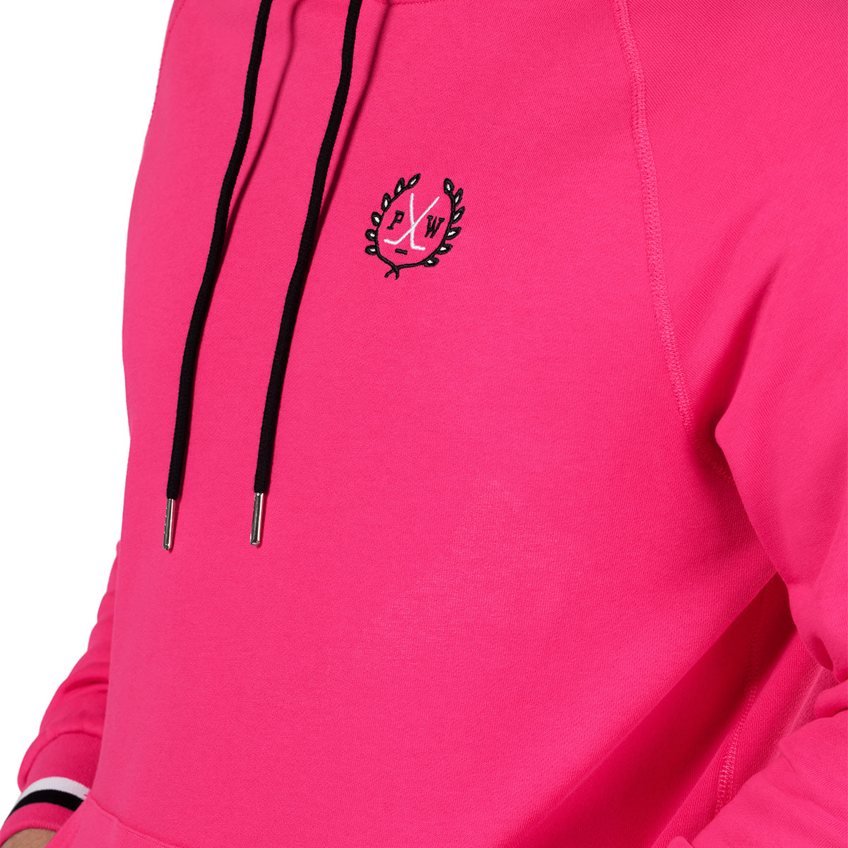 Pink Whitney Crest Hoodie
