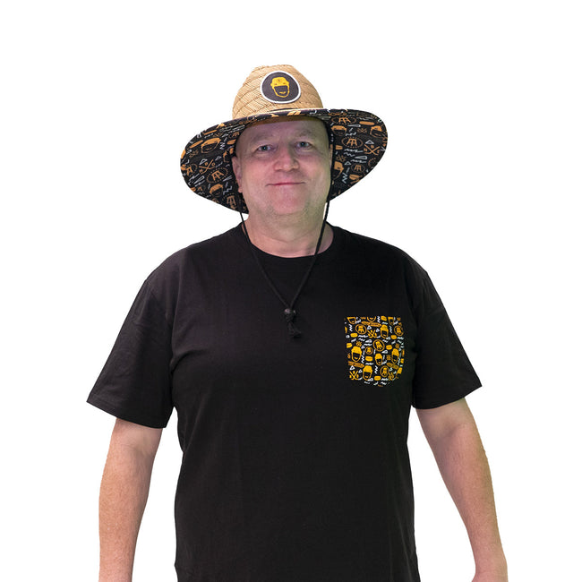 Spittin Chiclets Pattern Pocket Tee