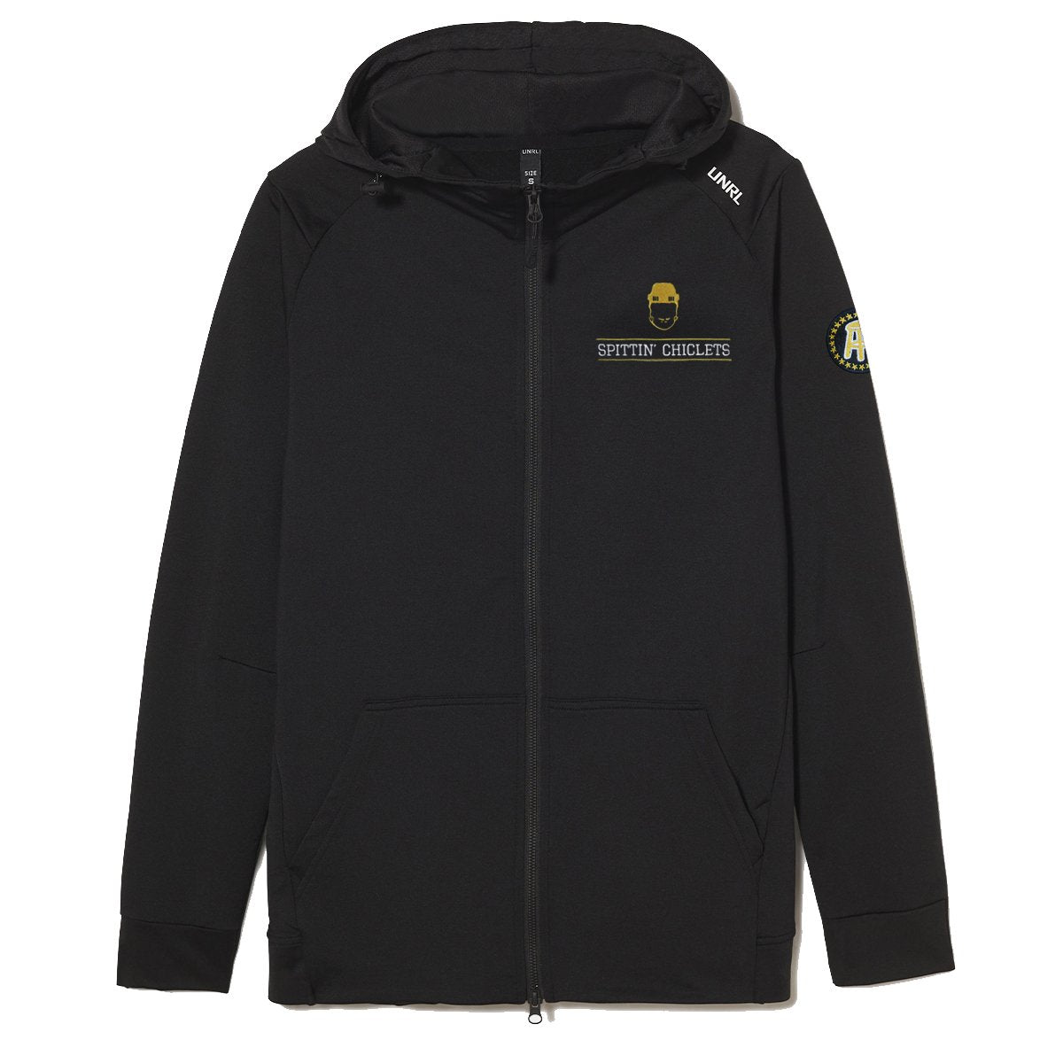 UNRL x Spittin Chiclets Cross-Up Hoodie