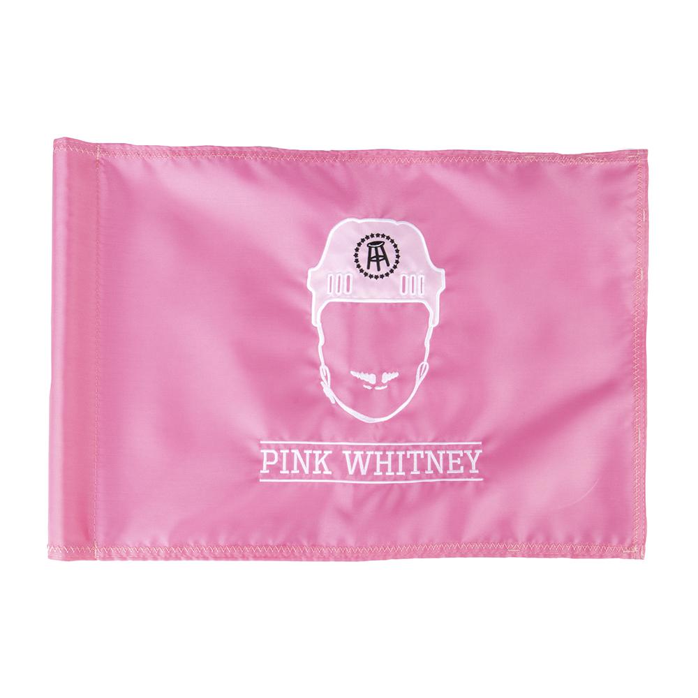 Pink Whitney Embroidered Pin Flag
