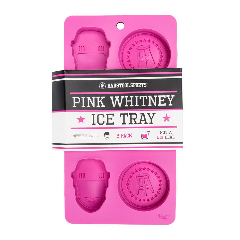 Pink Whitney Hockey Puck Ice Cube Trays (2 Pack)