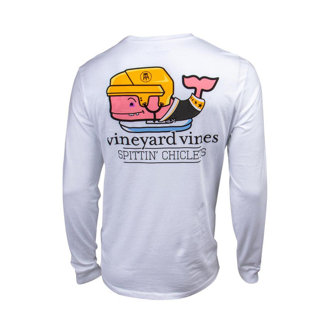 Vineyard Vines x Spittin Chiclets Long Sleeve Pocket Tee